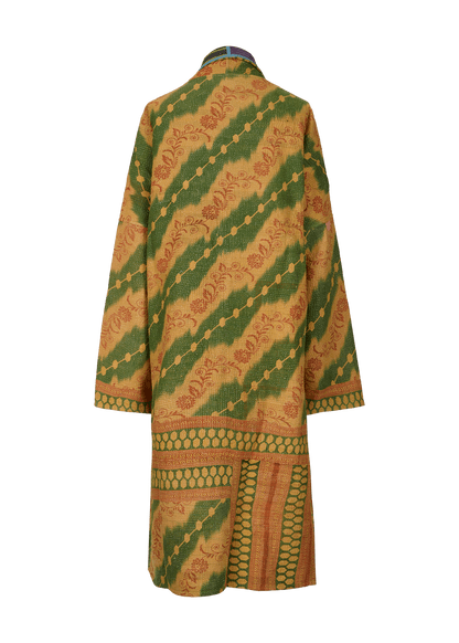 Vintage Kantha Coat (Calf Length)
