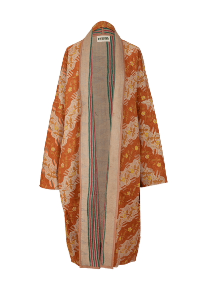 Vintage Kantha Coat (Calf Length)