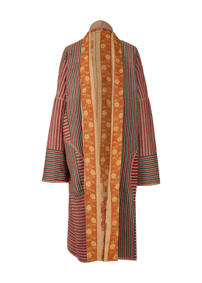 Vintage Kantha Coat (Calf Length)