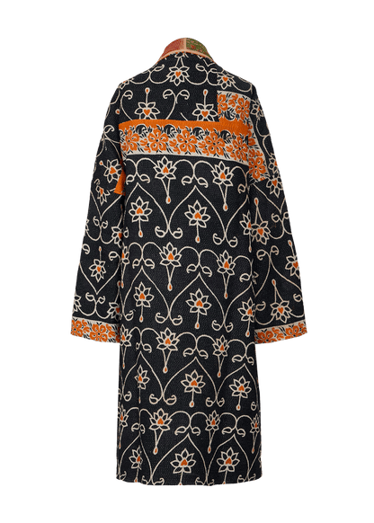 Vintage Kantha Coat (Calf Length)