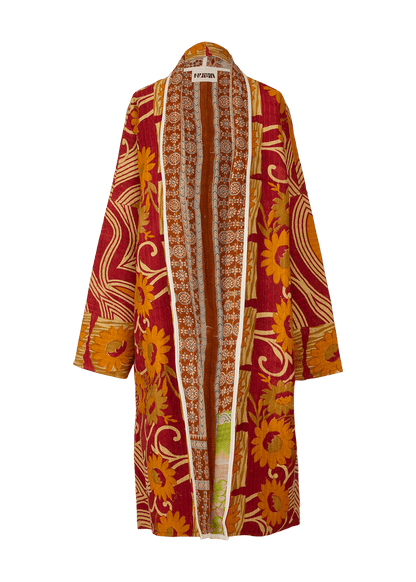 Vintage Kantha Coat (Calf Length)