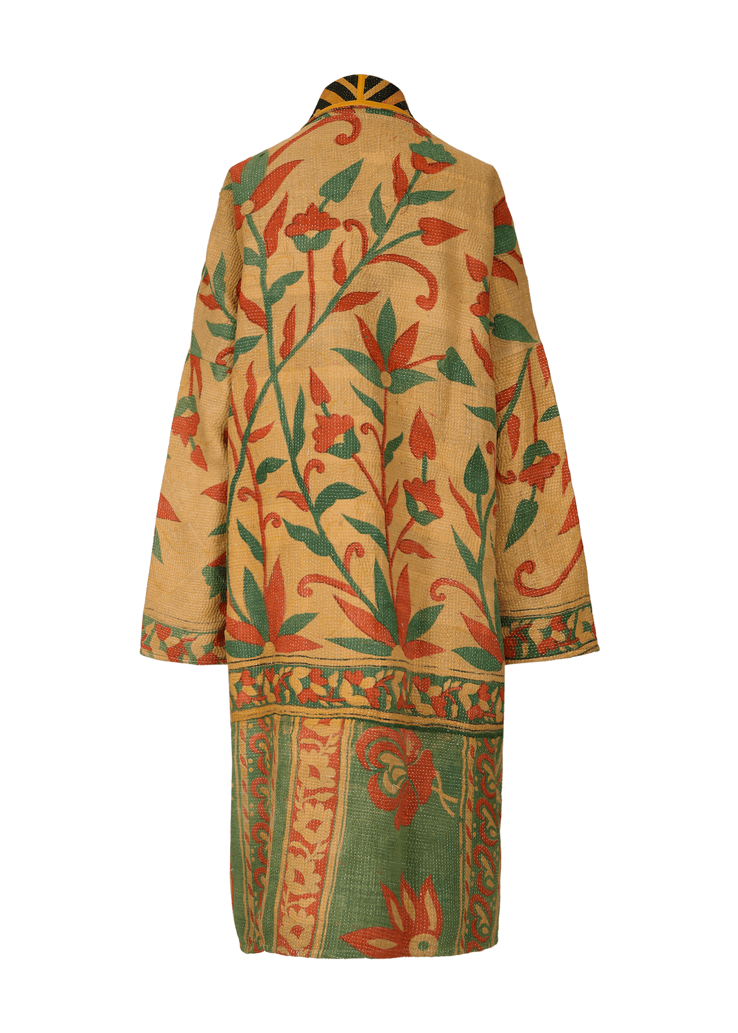Vintage Kantha Coat (Calf Length)