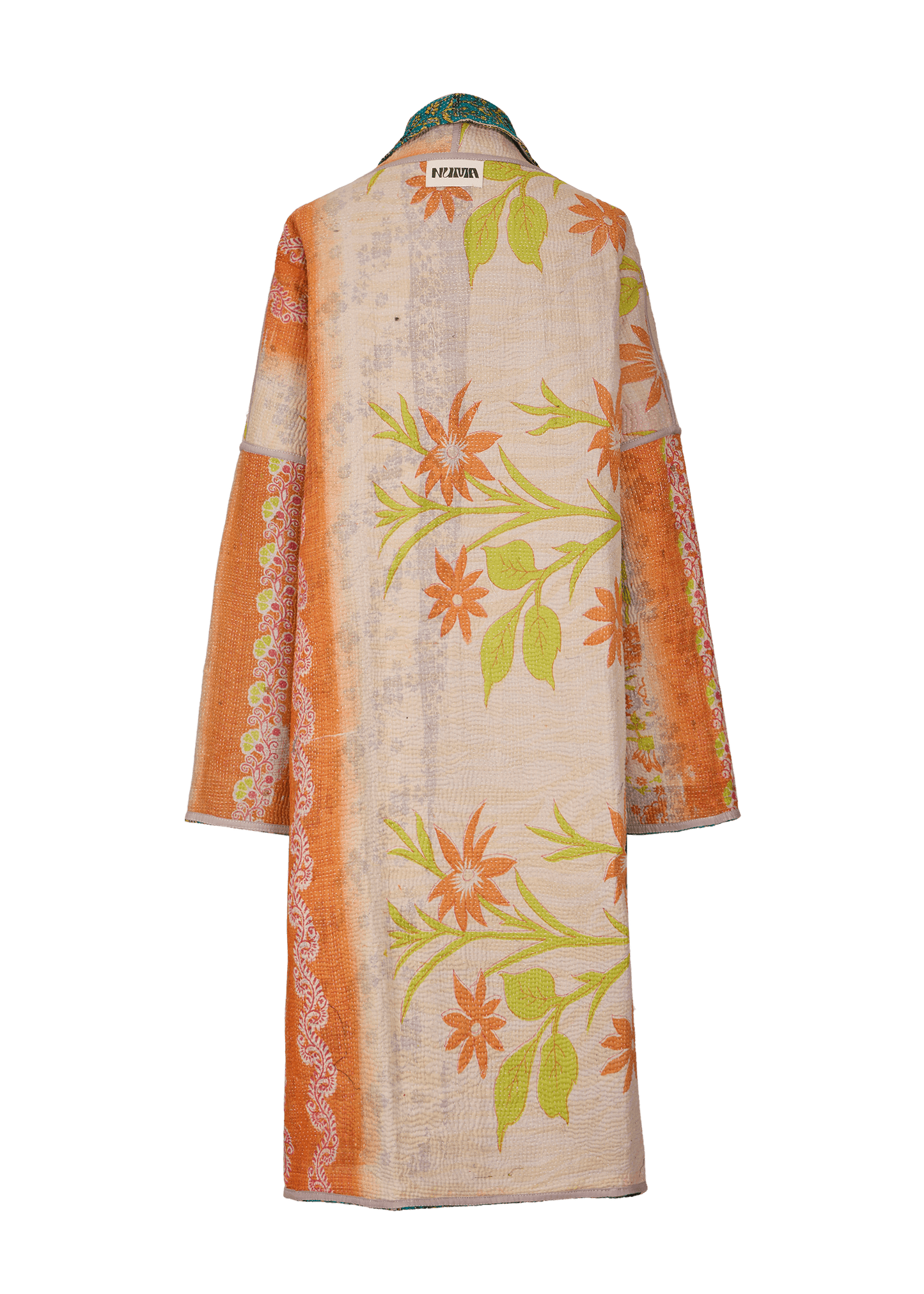 Vintage Kantha Coat (Calf Length)
