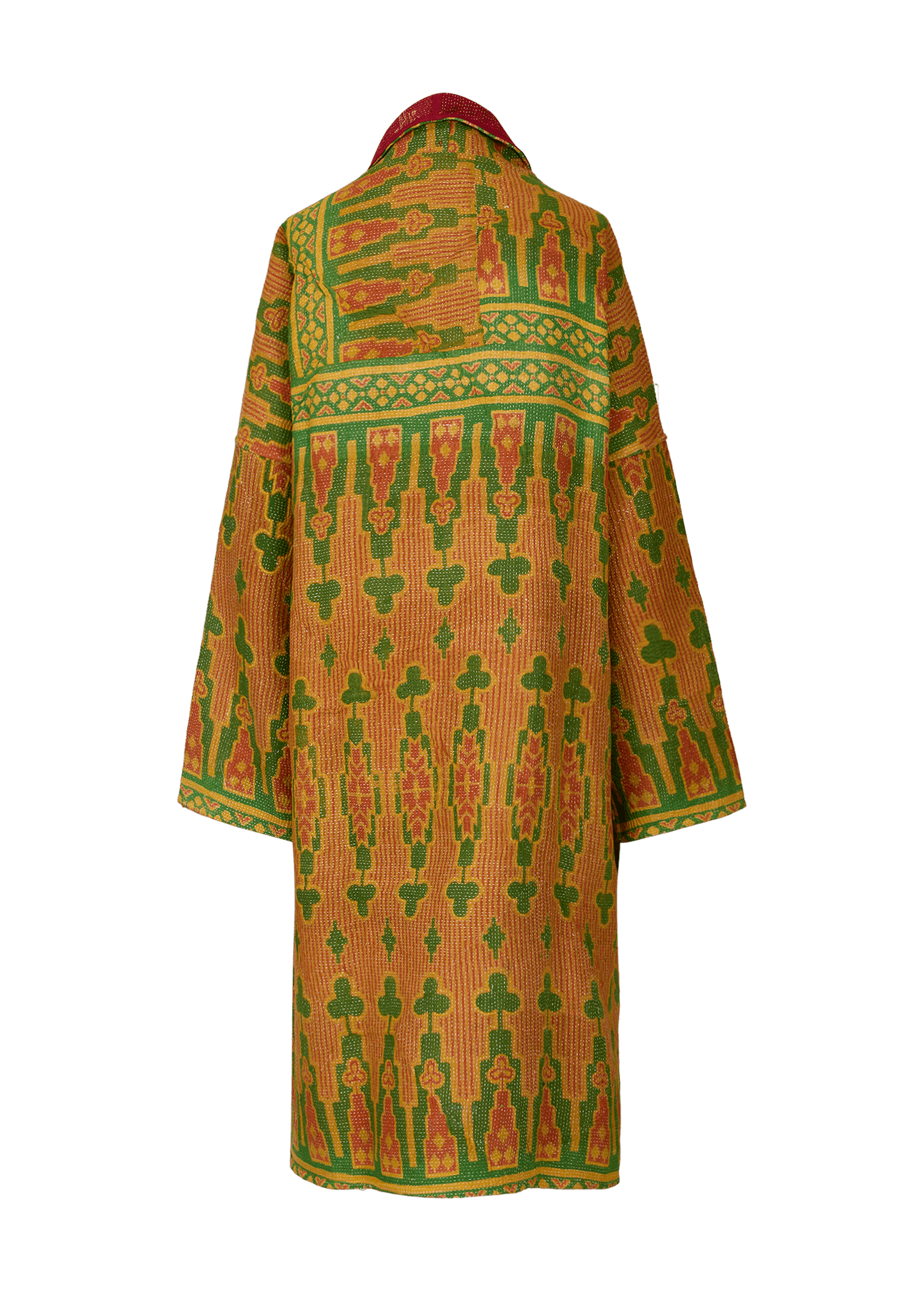 Vintage Kantha Coat (Calf Length)