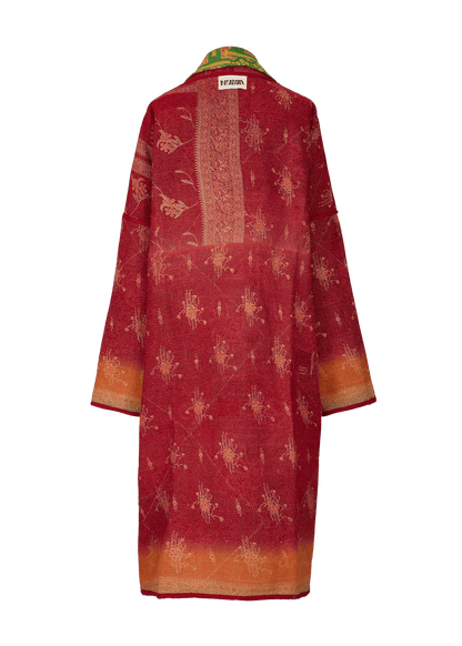 Vintage Kantha Coat (Calf Length)