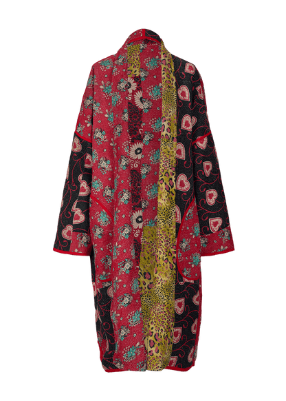 Vintage Kantha Coat (Calf Length)