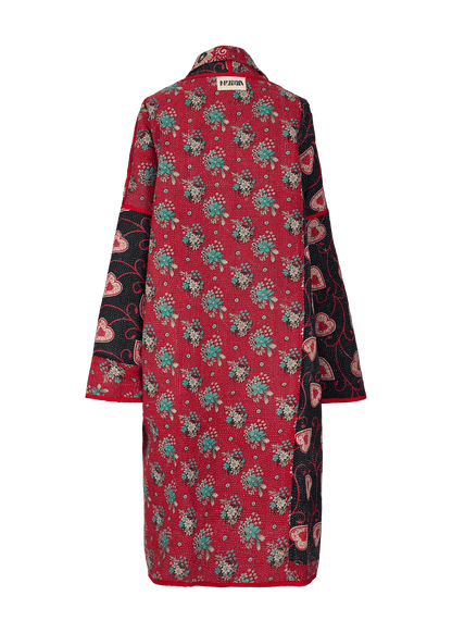 Vintage Kantha Coat (Calf Length)