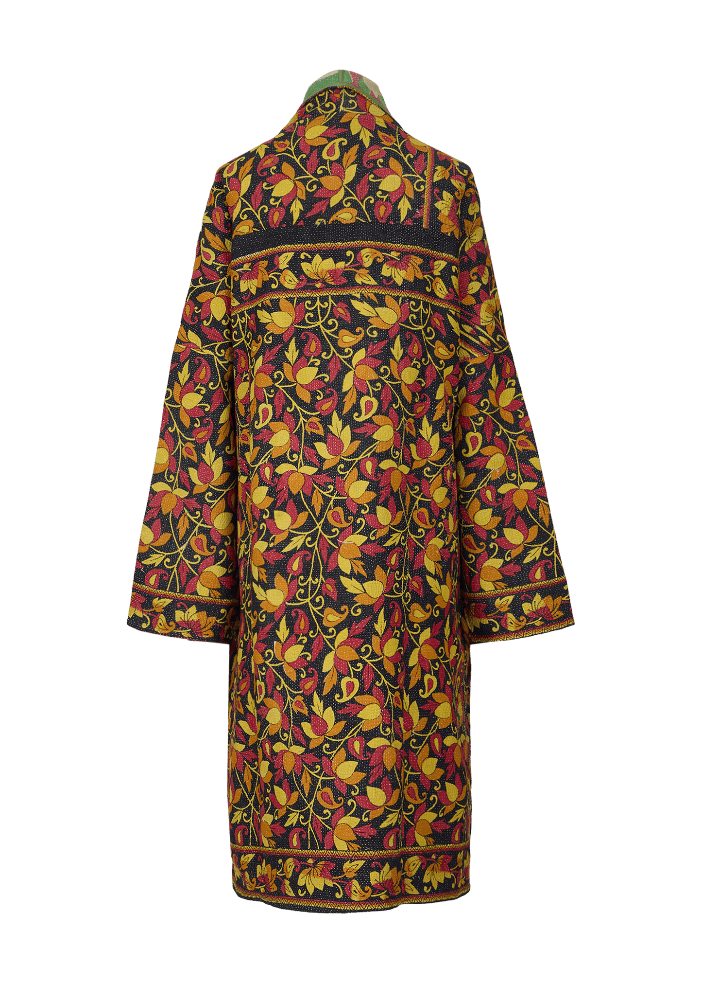 Vintage Kantha Coat (Calf Length)