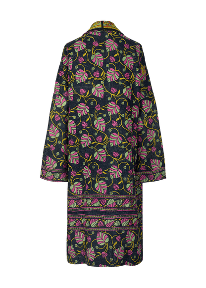 Vintage Kantha Coat (Calf Length)