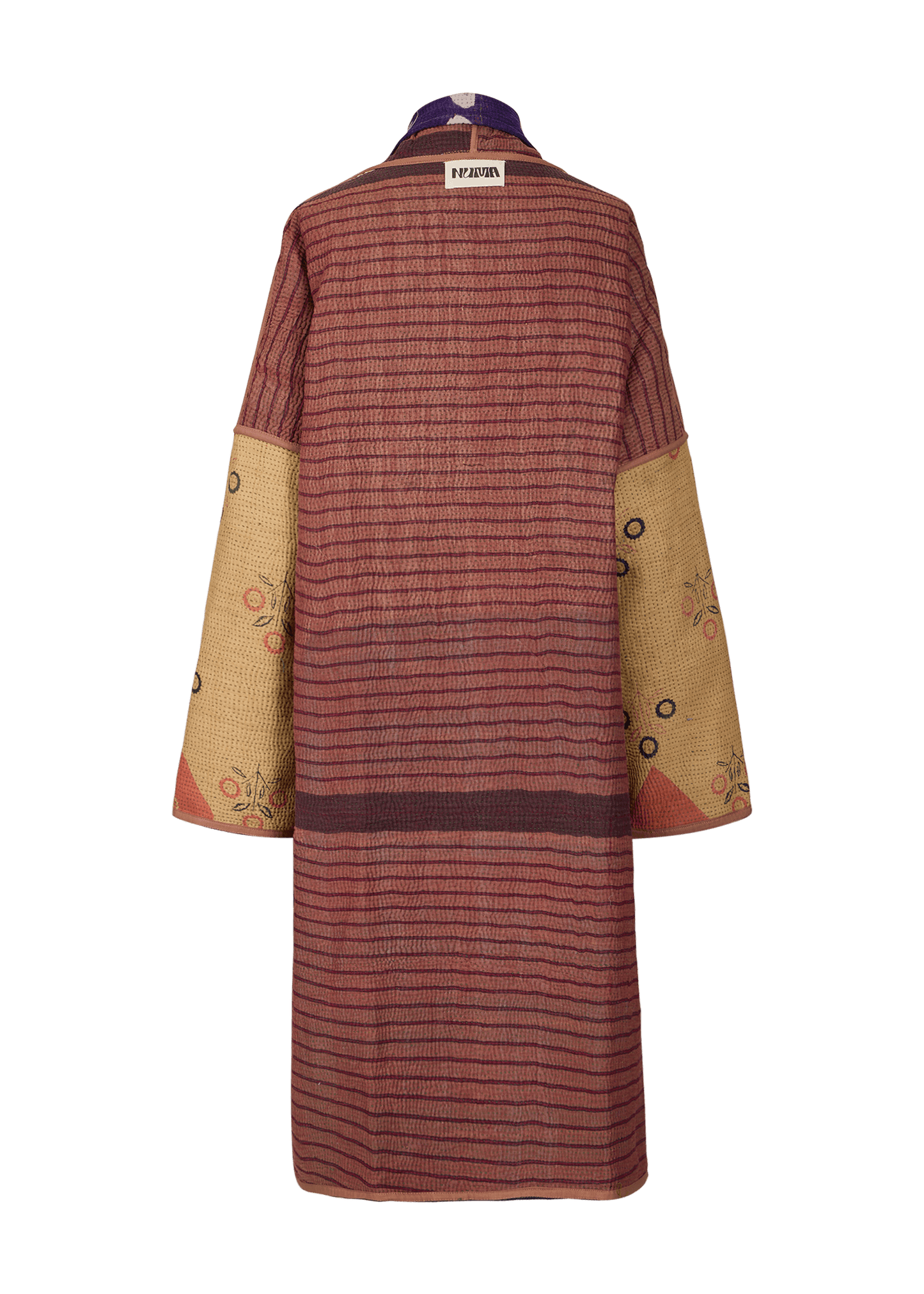 Vintage Kantha Coat (Calf Length)