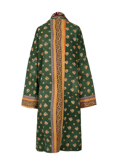 Vintage Kantha Coat (Calf Length)