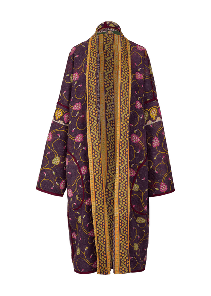 Vintage Kantha Coat (Calf Length)