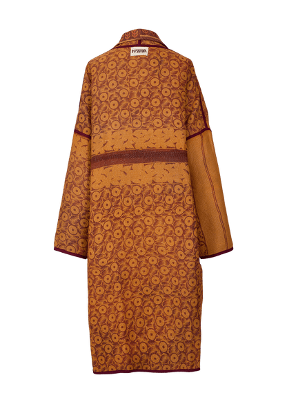 Vintage Kantha Coat (Calf Length)