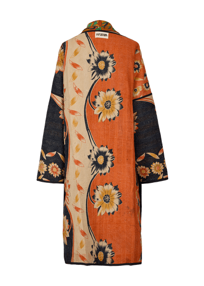 Vintage Kantha Coat (Calf Length)