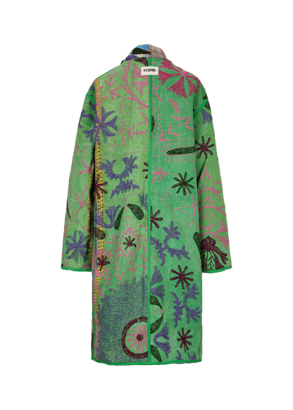 Kantha Suzani Coat (Knee Length)