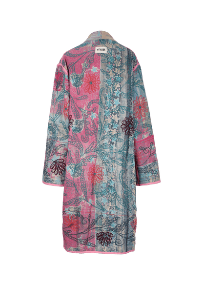 Kantha Suzani Coat (Knee Length)