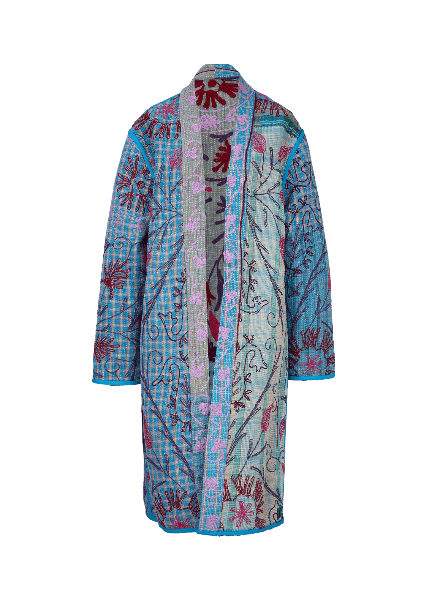 Kantha Suzani Coat (Knee Length)