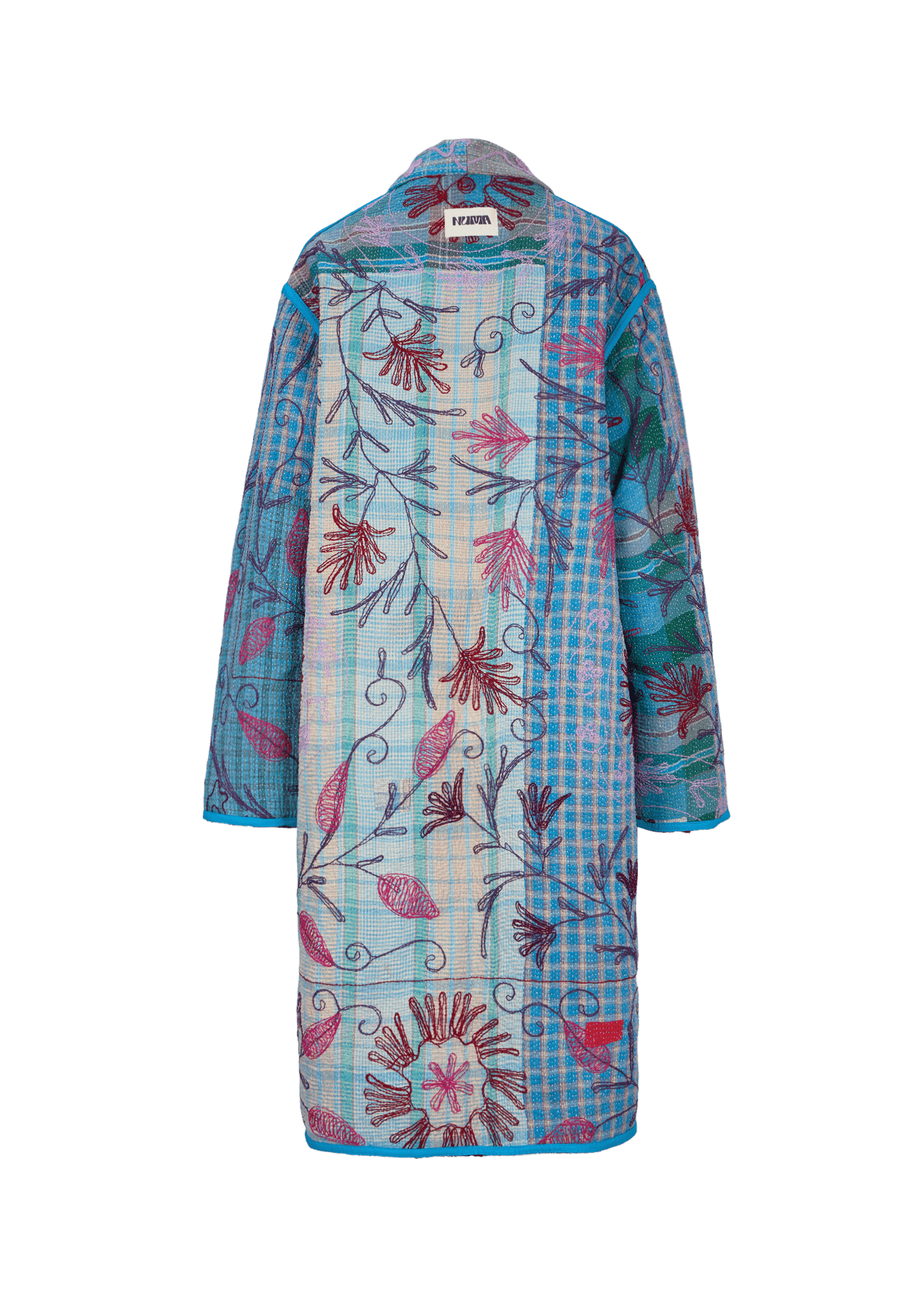 Kantha Suzani Coat (Knee Length)