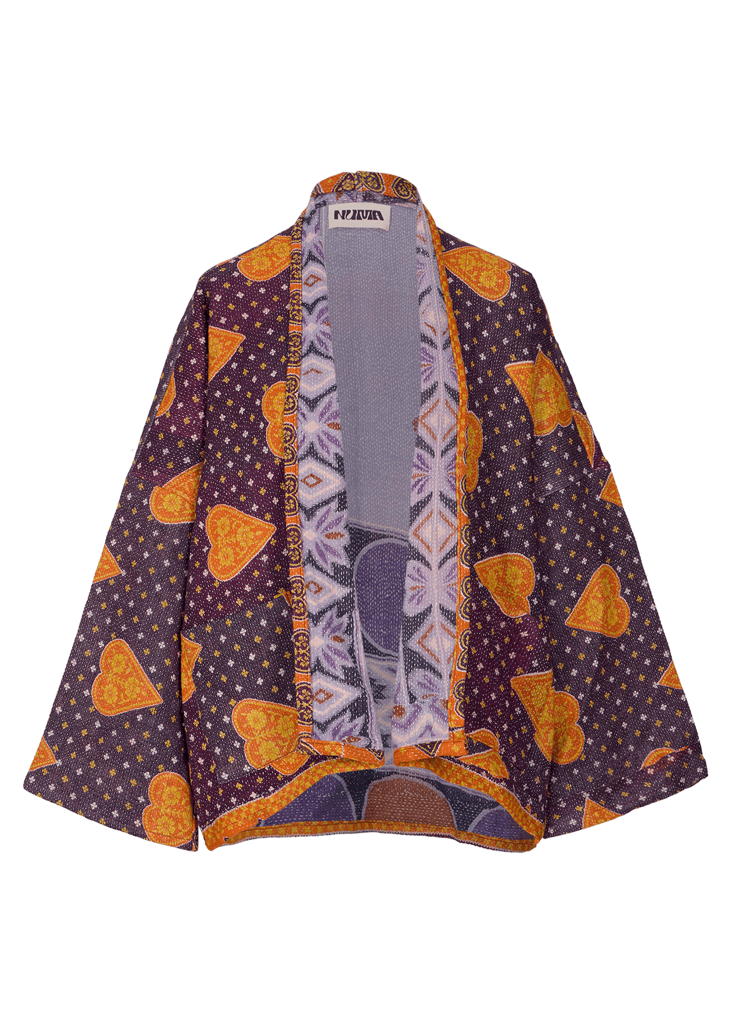 Vintage Kantha Kimono with Tote Bag