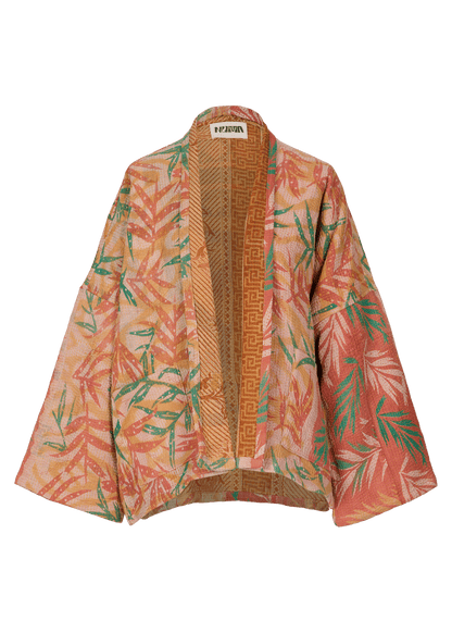 Vintage Kantha Kimono with Tote Bag