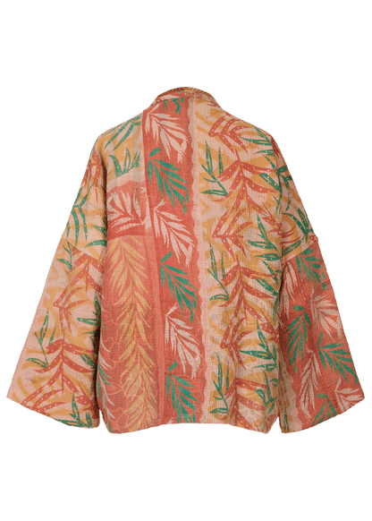 Vintage Kantha Kimono with Tote Bag