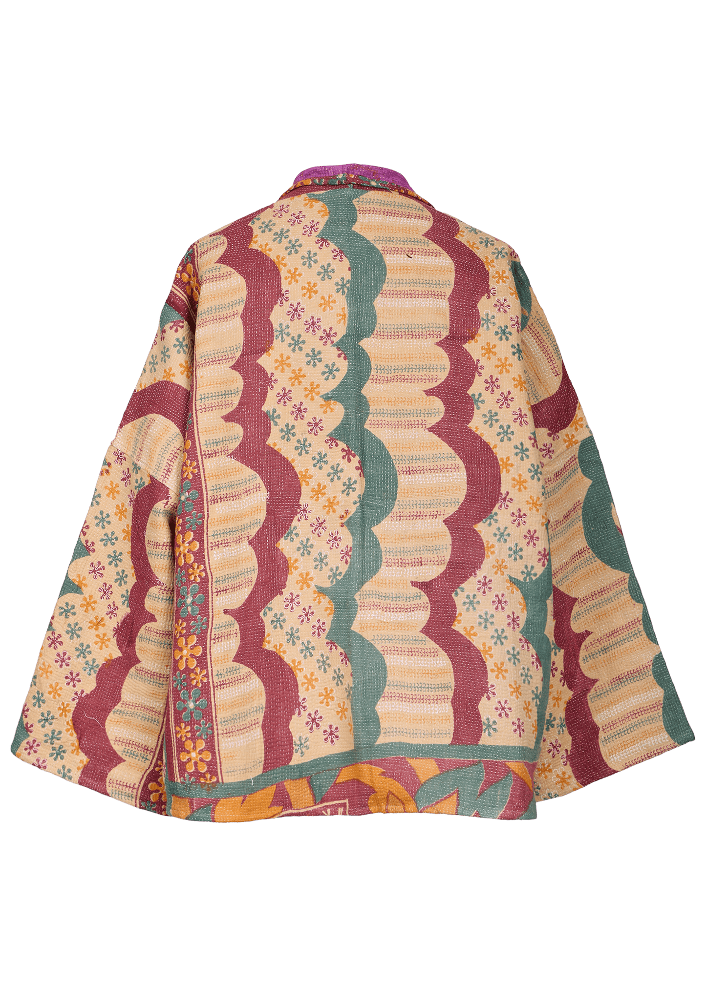 Vintage Kantha Kimono with Tote Bag