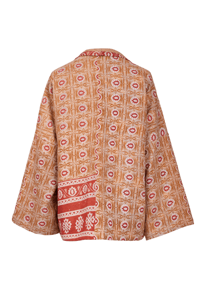 Vintage Kantha Kimono with Tote Bag