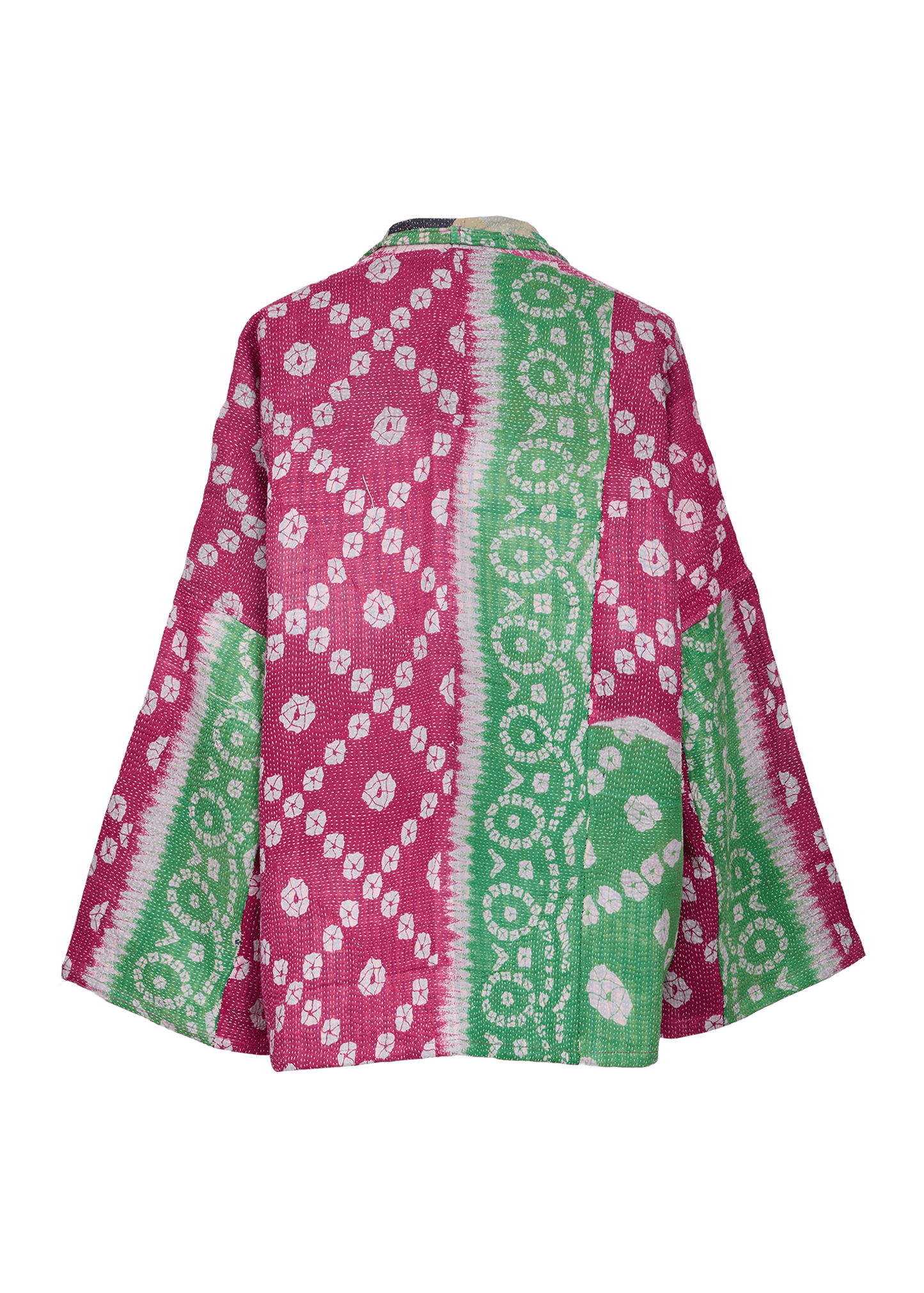 Vintage Kantha Kimono with Tote Bag