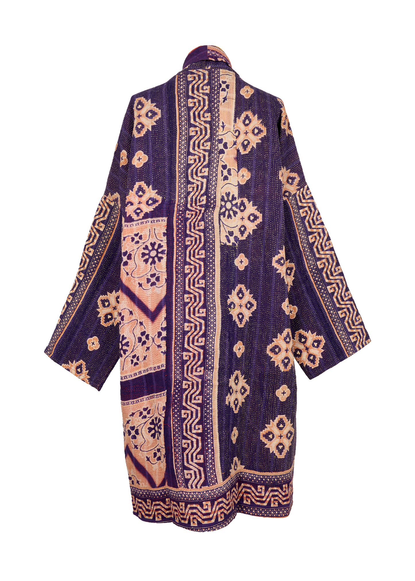 Vintage Kantha Coat (Calf Length)