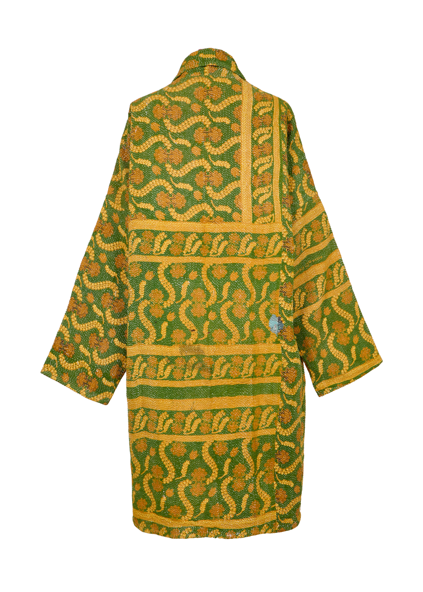 Vintage Kantha Coat (Calf Length)