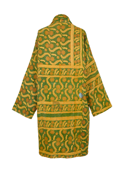 Vintage Kantha Coat (Calf Length)
