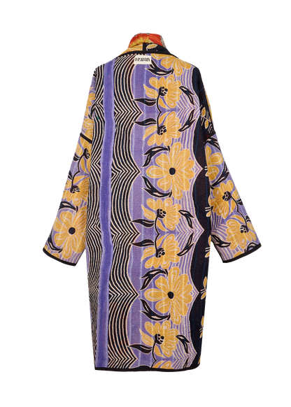 Vintage Kantha Coat (Calf Length)