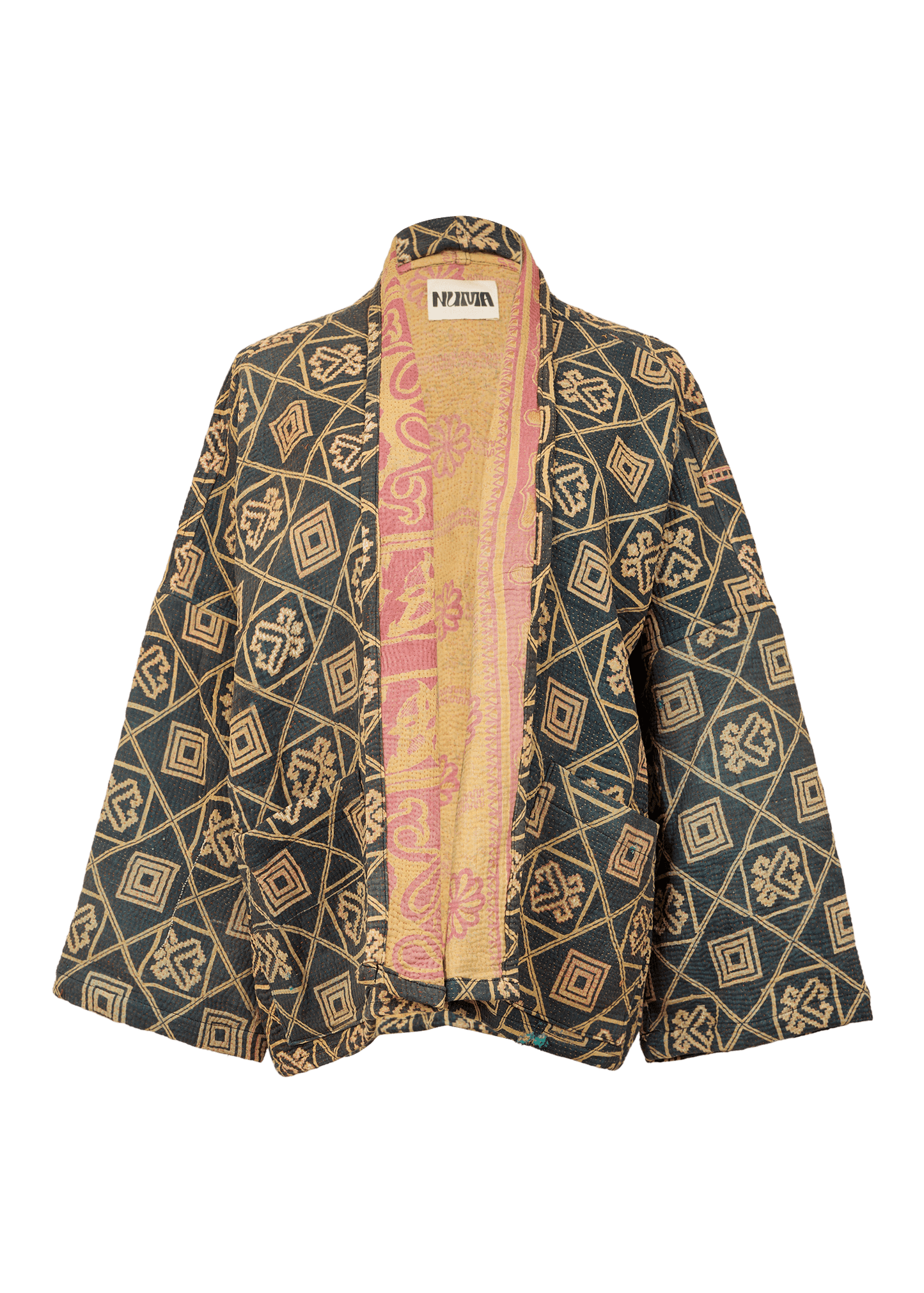 Vintage Kantha Kimono