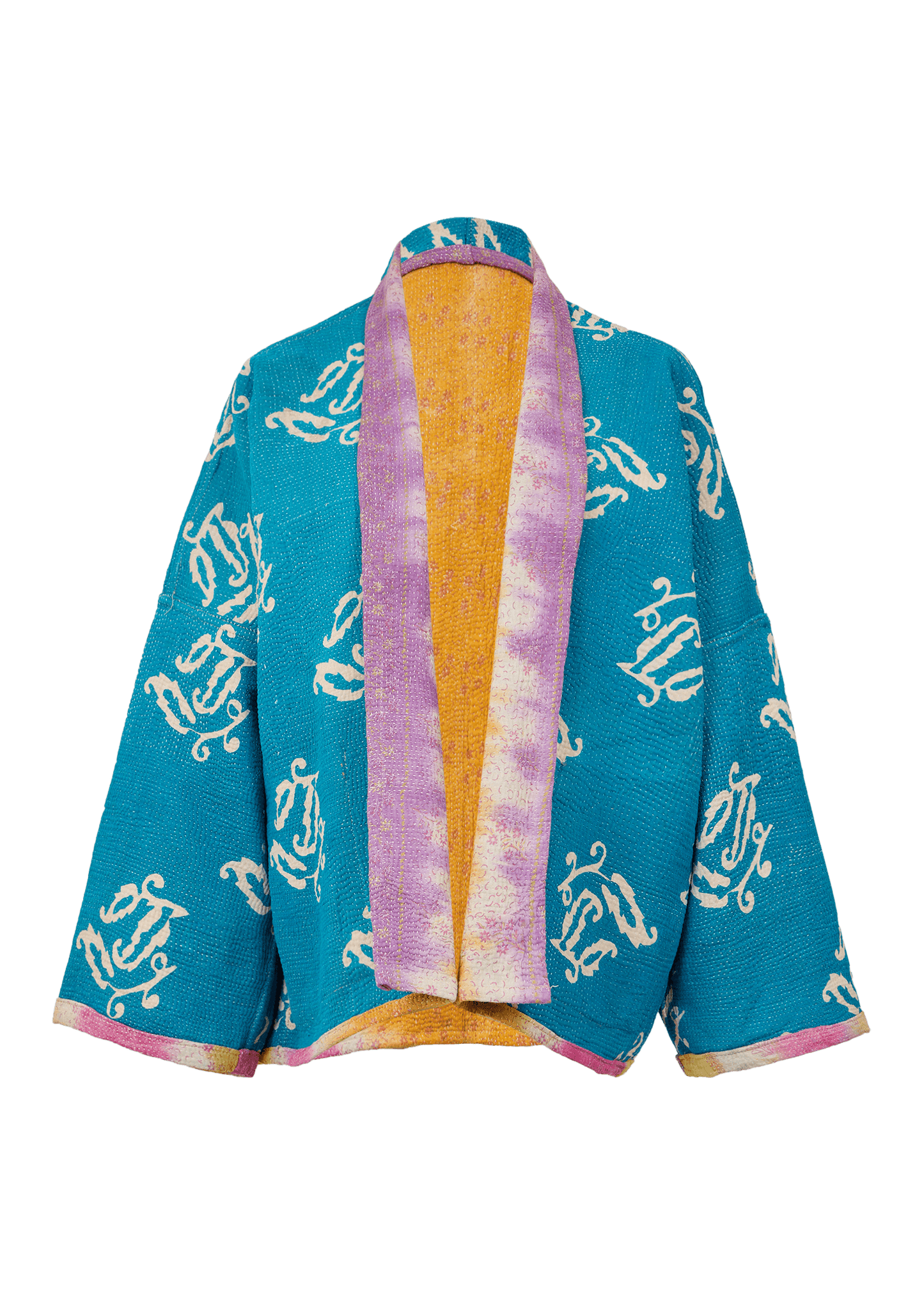 Vintage Kantha Kimono