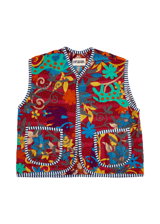 Kantha Suzani Vest