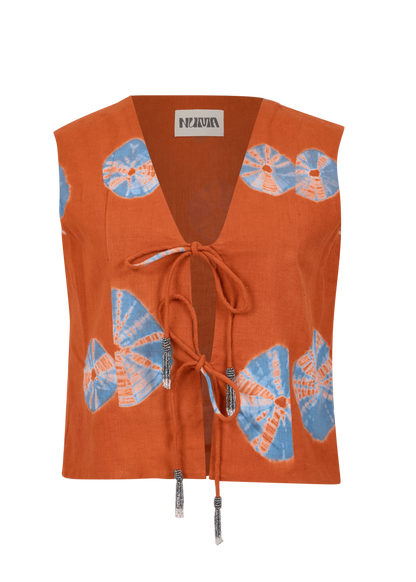 The Shibori Fire Top