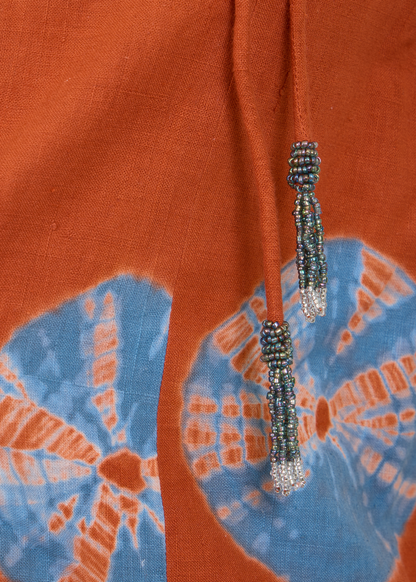 The Shibori Fire Top